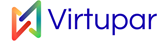 Logo de Virtupar azul