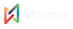 Logo de Virtupar blanco